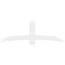 Ekena Millwork Bellingham Architectural Grade PVC Gable Bracket, 84"W x 28"H x 4"D x 6"F, 8/12 Pitch GBP084X28X0406BEL00 - alternate 3
